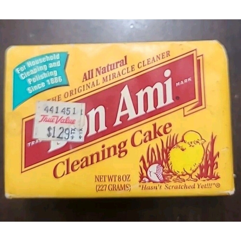 Vintage Bon Ami Cleaning Cake Original Miracle Cleaner *8 Oz*Discontinued*RARE*
